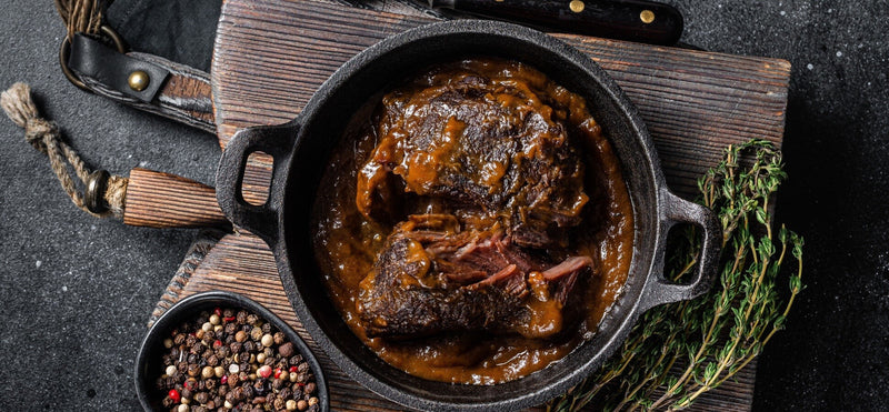 Carrilladas / Beef cheeks in Red Wine sauce
