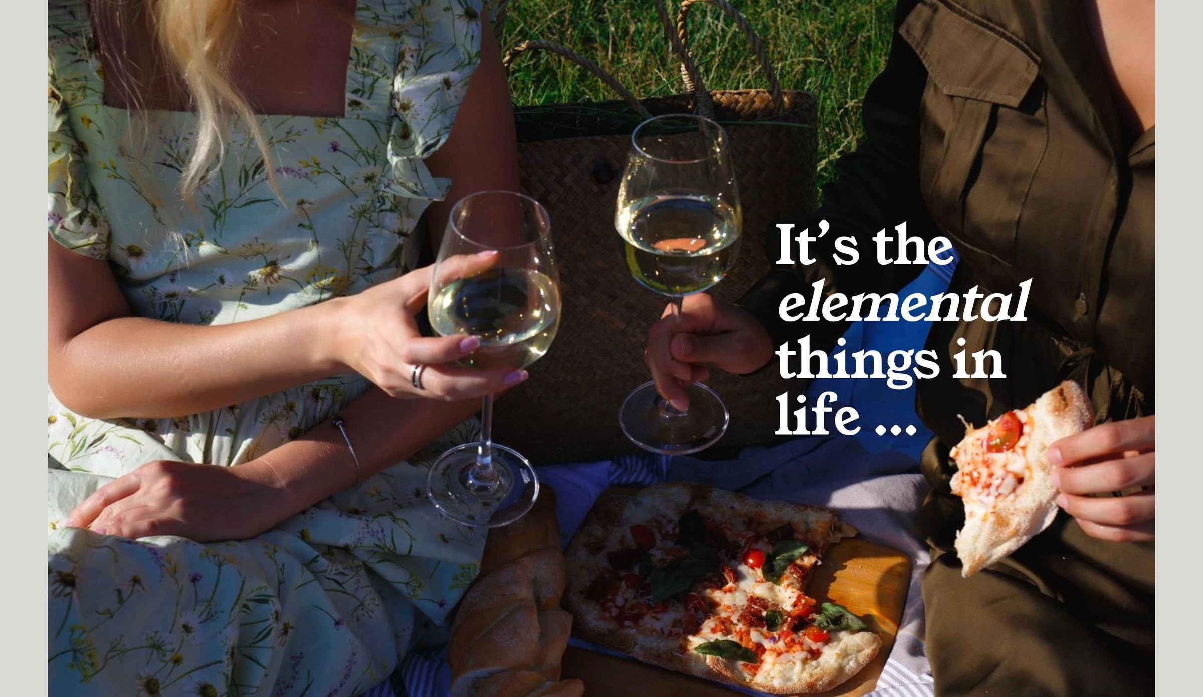 Elemental wines shared around a table