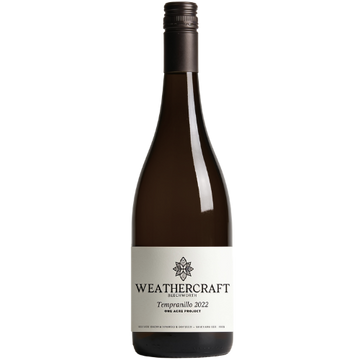 Weathercraft One Acre Project Tempranillo 2022 red wine bottle on a transparent background