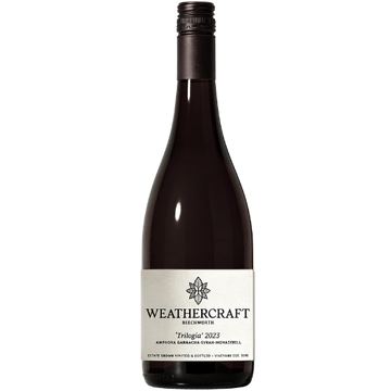 Weathercraft 2023 Amphora GSM red wine bottle on a transparent background