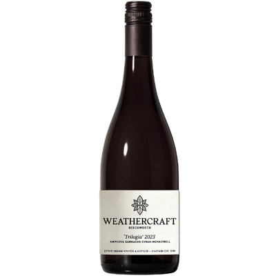 Weathercraft 2023 Amphora GSM red wine bottle on a transparent background