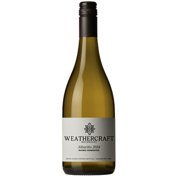 Weathercraft Barrel Fermented Albariño wine bottle on a transparent background
