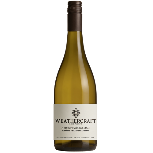 Weathercraft 2024 Amphora Blanco white wine bottle on a transparent background