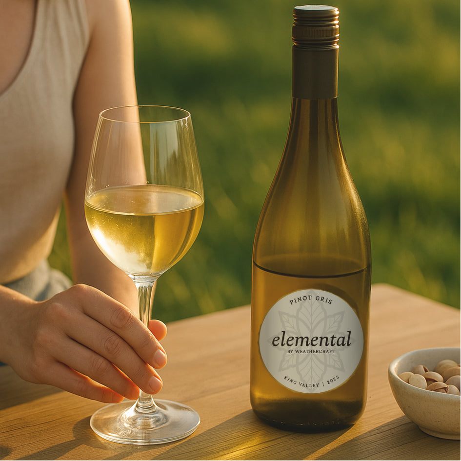 2025 Elemental Pinot Gris bottle alternate view
