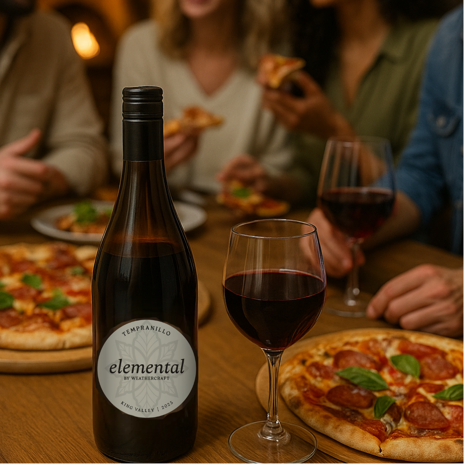 2025 Elemental Tempranillo bottle alternate view